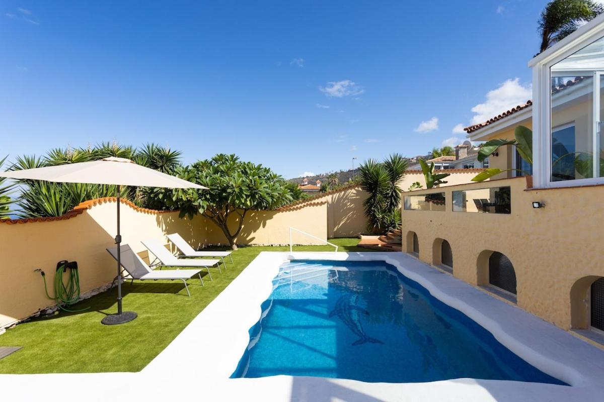 Villa La Paz Ocean views&private heated pool El El Sauzal Exterior foto