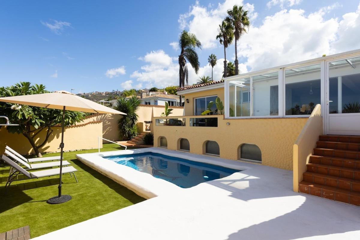 Villa La Paz Ocean views&private heated pool El El Sauzal Exterior foto